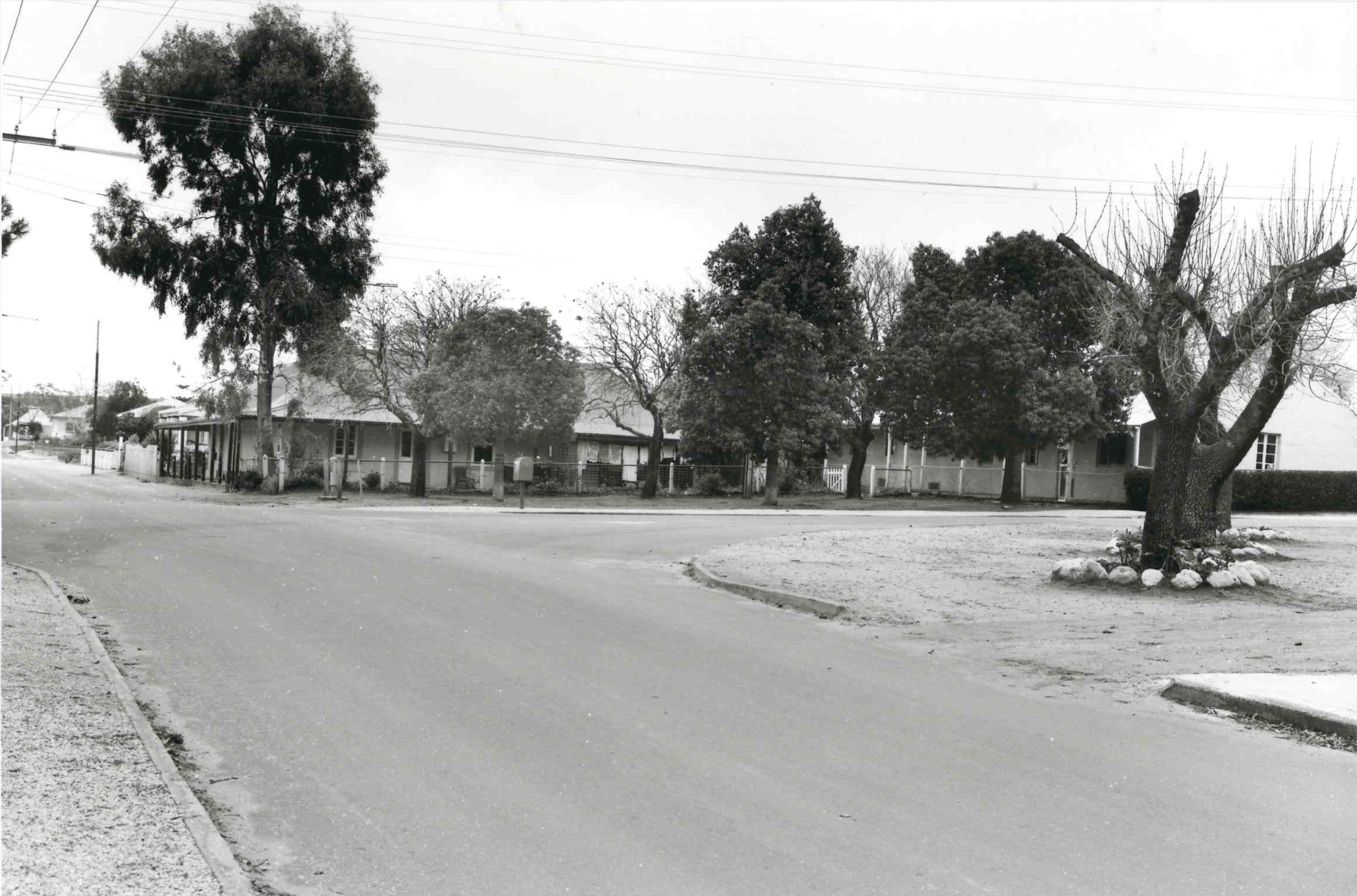 View of Goat Square House along John Street in 1979.